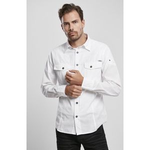 US Ranger - Ripstop Korte Mouw - Army Shirt - Wit - Katoen