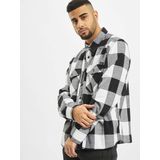 Brandit Check Shirt Overhemd heren, Wit-zwart, XXL
