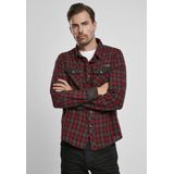 Urban Classics Overhemd - Duncan Checked - Bruin - Katoen