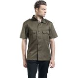 Brandit - Legerhemd - Zwart - 80% Polyester 20% Wol