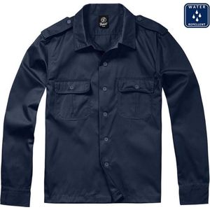 Overhemd - Effen - Katoen - Lange Mouw - Regular Fit