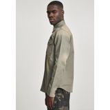 Brandit - Hardee - Denim Shirt - Olijfgroen/Grijs - Heren