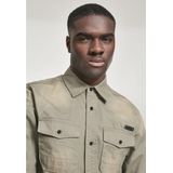 Brandit - Hardee - Denim Shirt - Olijfgroen/Grijs - Heren