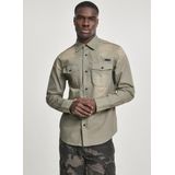 Brandit - Hardee - Denim Shirt - Olijfgroen/Grijs - Heren