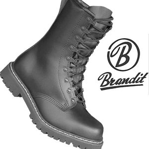 Brandit Combat Springerstiefel Para Zwart Legerkisten Uniseks Size :