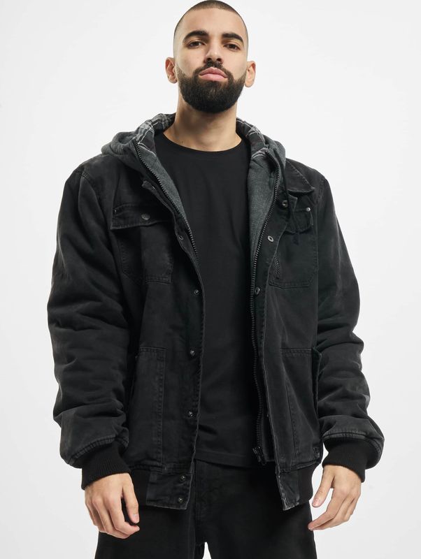 Brandit - Dayton Vest - Groen - Katoen/Polyester - Afneembare Capuchon