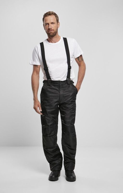 Brandit - Thermal Dungarees Broek rechte pijpen - Olijfgroen