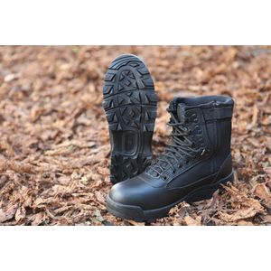 Brandit Tactical Boots Zipper Tactische militaire laarzen voor heren, zwart, 41 EU