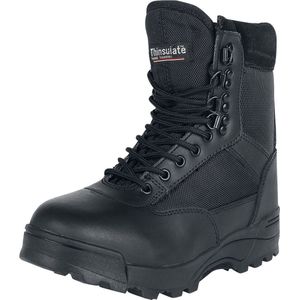 Brandit - Zipper Tactical - Laarzen - Zwart - Cordura Versterkt Nylon en Leer