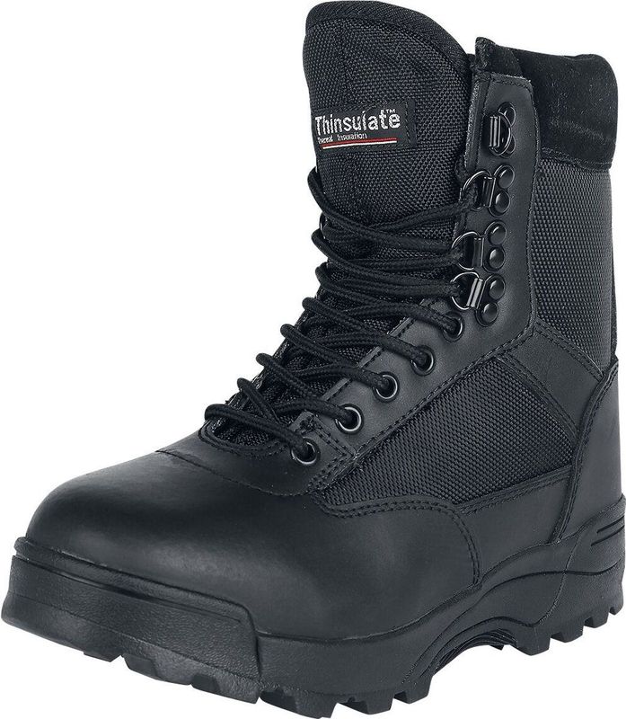 Brandit - Zipper Tactical - Laarzen - Zwart - Cordura Versterkt Nylon en Leer