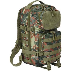 Brandit - Big US Cooper Backpack flecktarn one size Rugtas - One size - Groen/Bruin