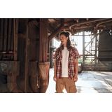 Brandit - Roadstar - Overhemden - Rood/Zwart/Wit