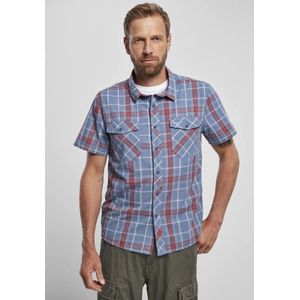 Overhemd - Roadstar - Geruit - Katoen - Normale Pasvorm - Kwartmouw