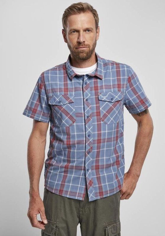 Overhemd - Roadstar - Geruit - Katoen - Normale Pasvorm - Kwartmouw