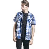 Overhemd - Roadstar - Geruit - Katoen - Normale Pasvorm - Kwartmouw