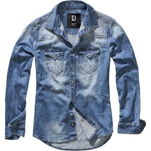Brandit Riley Denim Overhemd Blauw