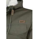 Tussenjassen - Effen - Licht Gevoerd - Met Capuchon en Verstelbare Taille