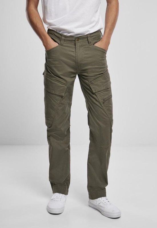 Brandit - Adven Slim Fit Cargobroek - Groen