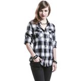 Brandit Flanellen Overhemd voor Meisjes - Zwart/Wit