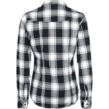 Brandit Flanellen Overhemd voor Meisjes - Zwart/Wit