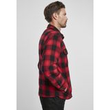 Carhartt - Flannel Fleece Lined Hooded Shirt - Oxblood - Katoen