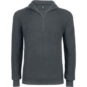 Brandit Brandit Marine Pullover Troyer Pullover Heren, Anthrazit