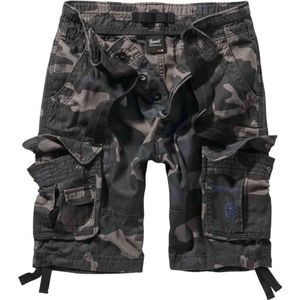 Brandit - Pure Vintage darkcamo Cargo Korte broek - Grijs