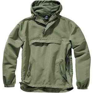Brandit Summer Windbreaker regenjas anorak maat S tot 5XL, Olijf