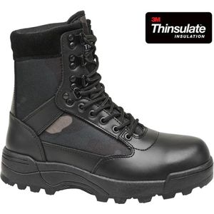 Brandit 9 Eyelet Tactical Boots Tactische militaire laarzen voor heren, camouflage (dark camo), 45 EU