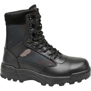 Brandit 9 Eyelet Tactical Boots Tactische militaire laarzen voor heren, camouflage (dark camo), 46 EU