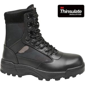 Brandit 9 Eyelet Tactical Boots Tactische militaire laarzen voor heren, camouflage (dark camo), 47 EU