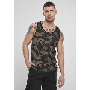 Brandit - Tanktop - Donker Camouflagepatroon - Katoen