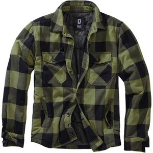 Brandit - Lumberjacket - Vest - Zwart-Grijs - Katoen - Polyester