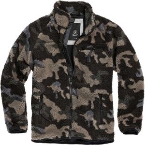 Fleece Jas - Camouflage - Warm Gevoerd - Opstaande Kraag - Lange Mouw