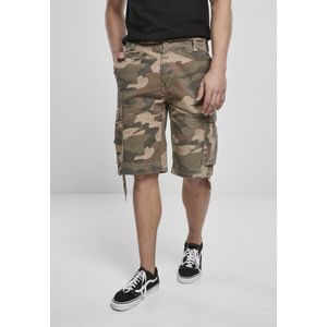 Cargoshorts - Vintage-Stijl - Groen - Katoen