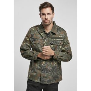 Brandit BW Feldbluse flecktarn Overhemd Camouflage Groen/Bruin