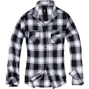 Brandit - Amy Flannel Overhemd - Blauw - Flanel