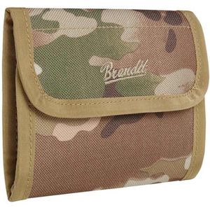 Brandit - Five tactical camo Bifold portemonnee - One size - Groen