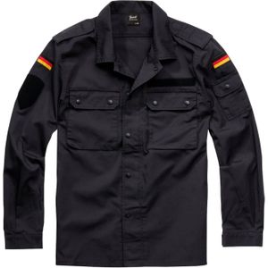 Overhemd - Effen - Katoen - Lange Mouw - Normale Pasvorm