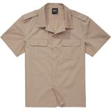 Brandit - Heren Shirt - Beige - Ripstop - Korte Mouw