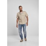 Brandit - Heren Shirt - Beige - Ripstop - Korte Mouw