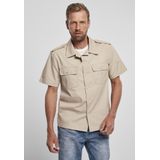 Brandit - Heren Shirt - Beige - Ripstop - Korte Mouw
