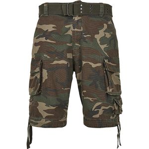 Unisex Shorts 'Savage' met zijzakken Woodland - L