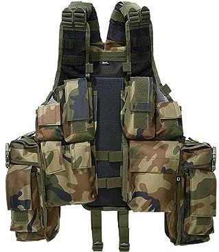 Tactisch Vest - Groen - Gevoerd - Aanpasbaar