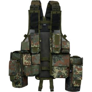 Brandit - Basic flecktarn one size Tactical vest - Groen