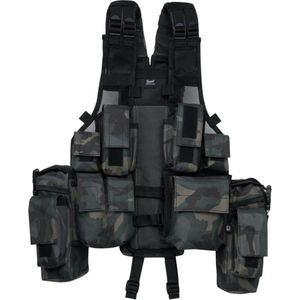 Brandit - Basic darkcamo one size Tactical vest - Zwart