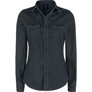 Brandit - Vintageshirt Longsleeve Blouse - Zwart
