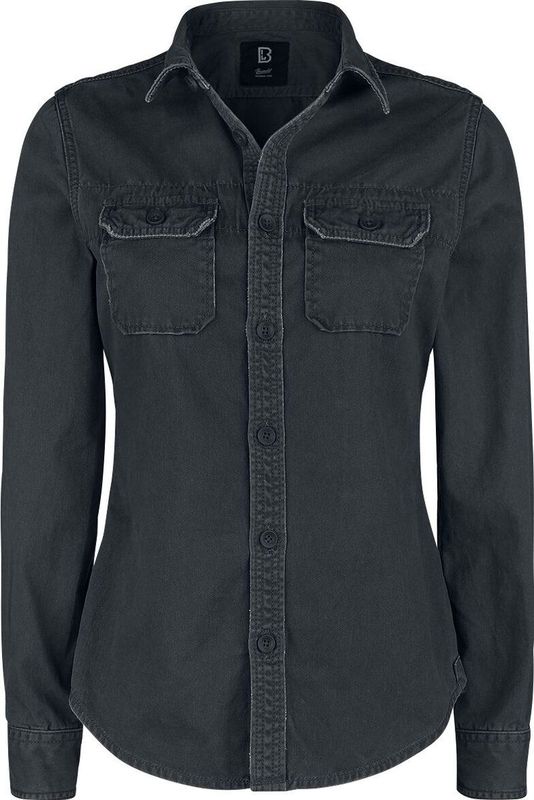 Brandit - Vintage Overhemd - Groen - Katoen