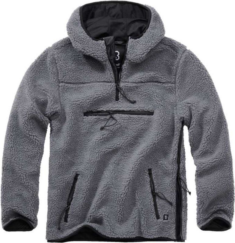 Brandit - Teddy Worker Jas - Grijs - Polyester