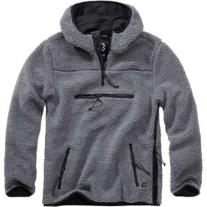 Brandit - Teddyfleece Worker Pullover Jas - Grijs